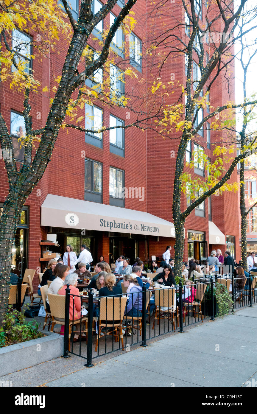 Stephanie's on Newbury Street restaurant, cafe, Boston, Massachusetts