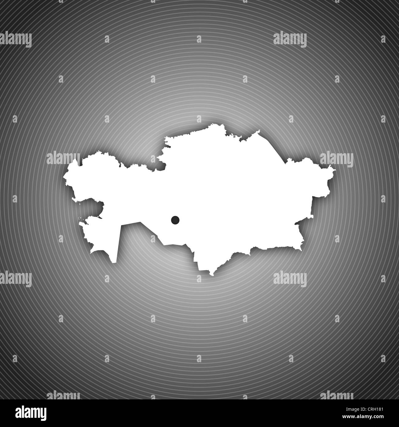 Political map of Kazakhstan with the several regions Stock Photo Alamy