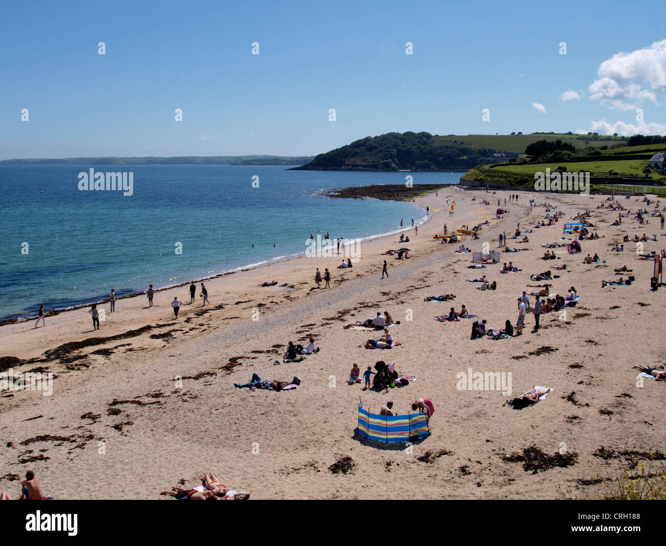 Gyllyngvase Beach, Falmouth, Cornwall, UK Stock Photo Alamy