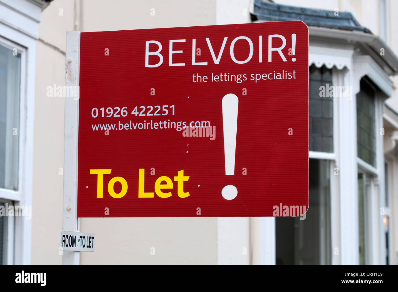 To Let sign on property Stock Photo