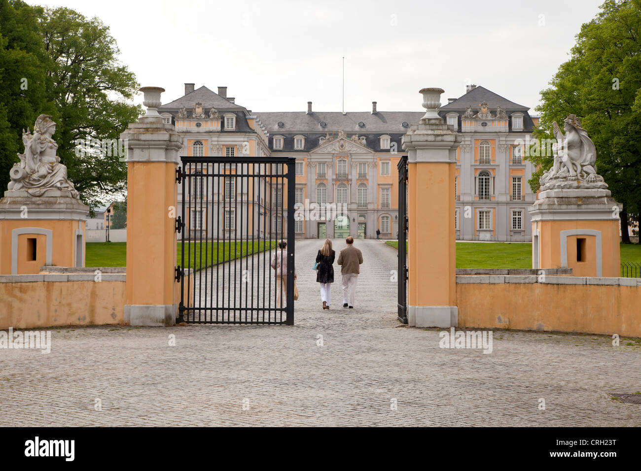 The palace of Augustusburg, UNESCO world heritage in Bruehl, North Rhine-Westphalia, Germany Stock Photo
