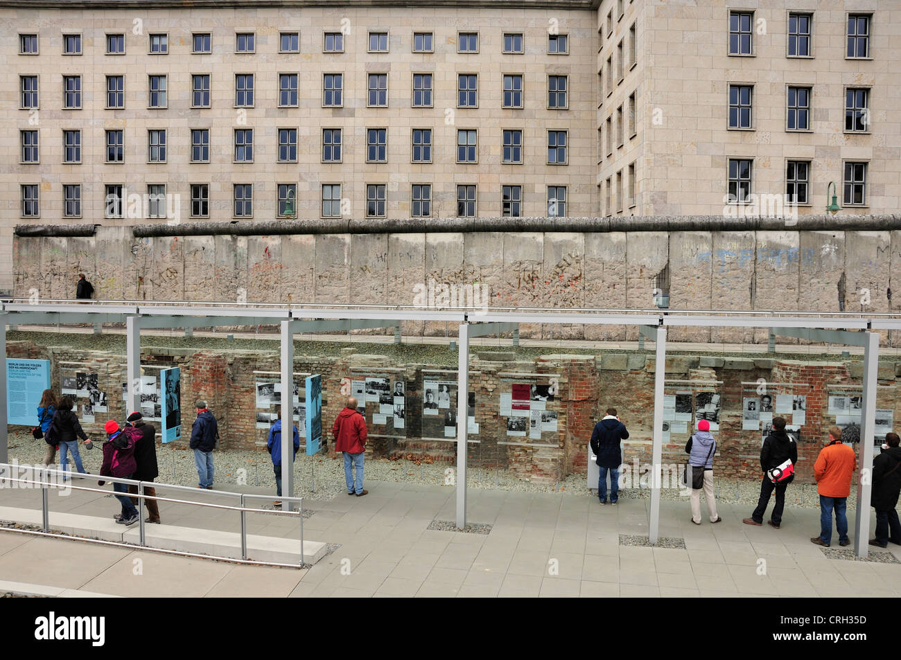 Berlin Germany Preserved Section Of The Berlin Wall Within The