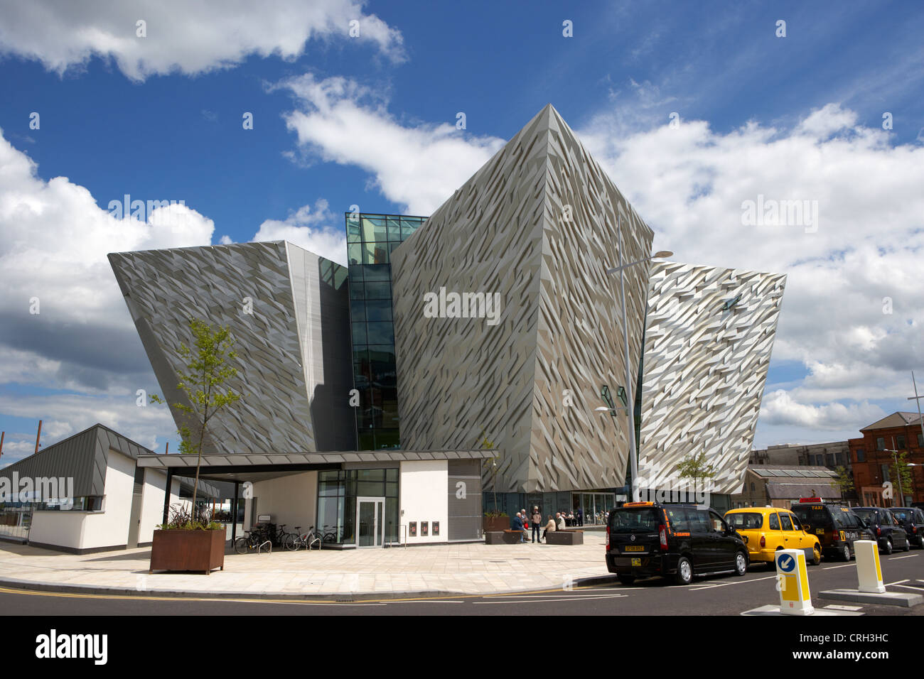 titanic belfast visitor centre titanic quarter belfast northern ireland uk Stock Photo