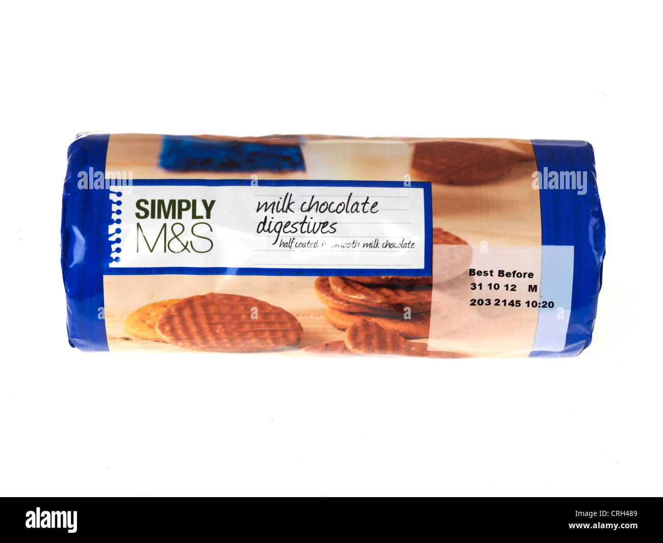 Packet of Milk Chocolate Digestive Biscuits Stock Photo Alamy