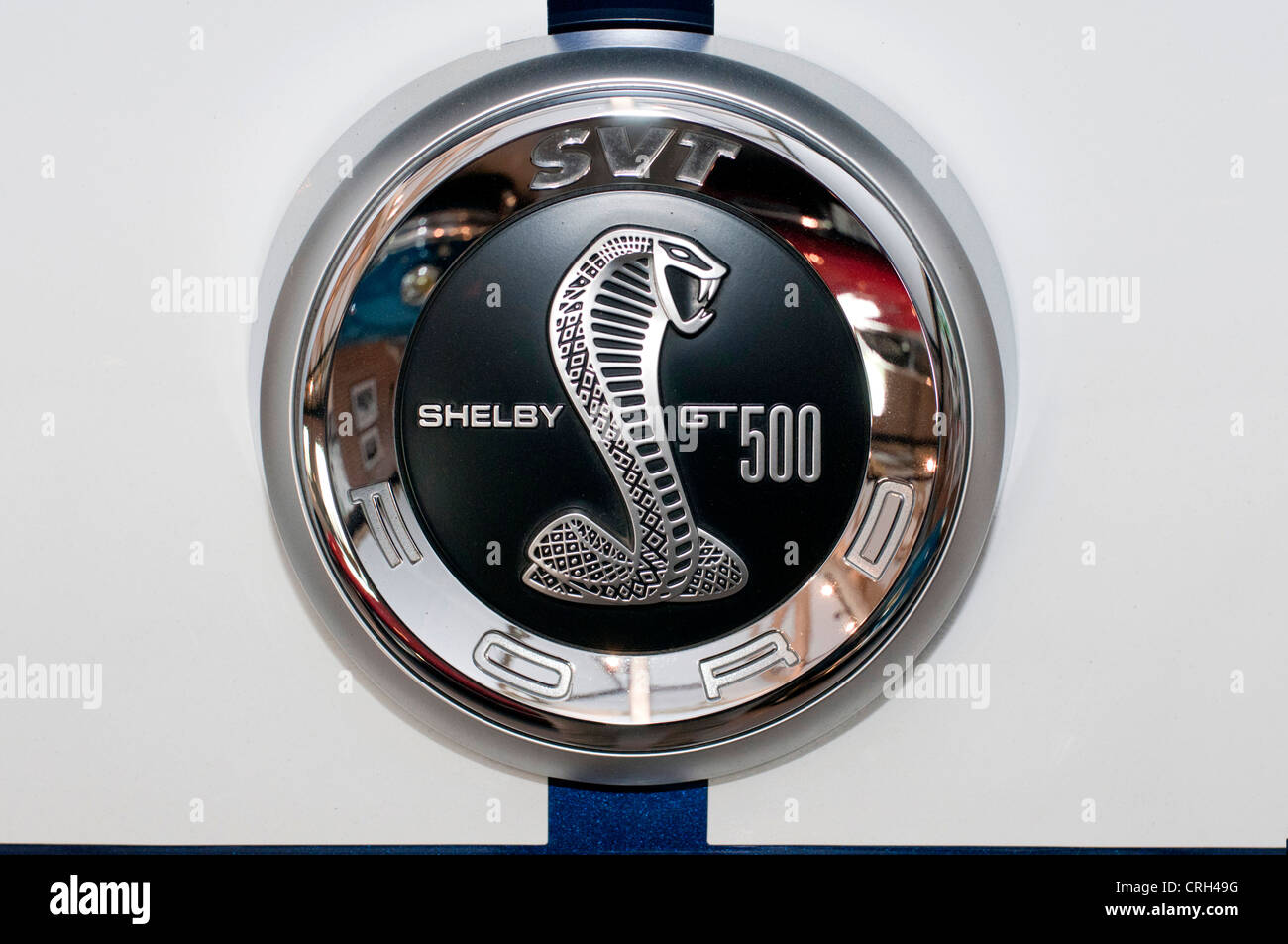 Shelby GT500 Car badge Stock Photo