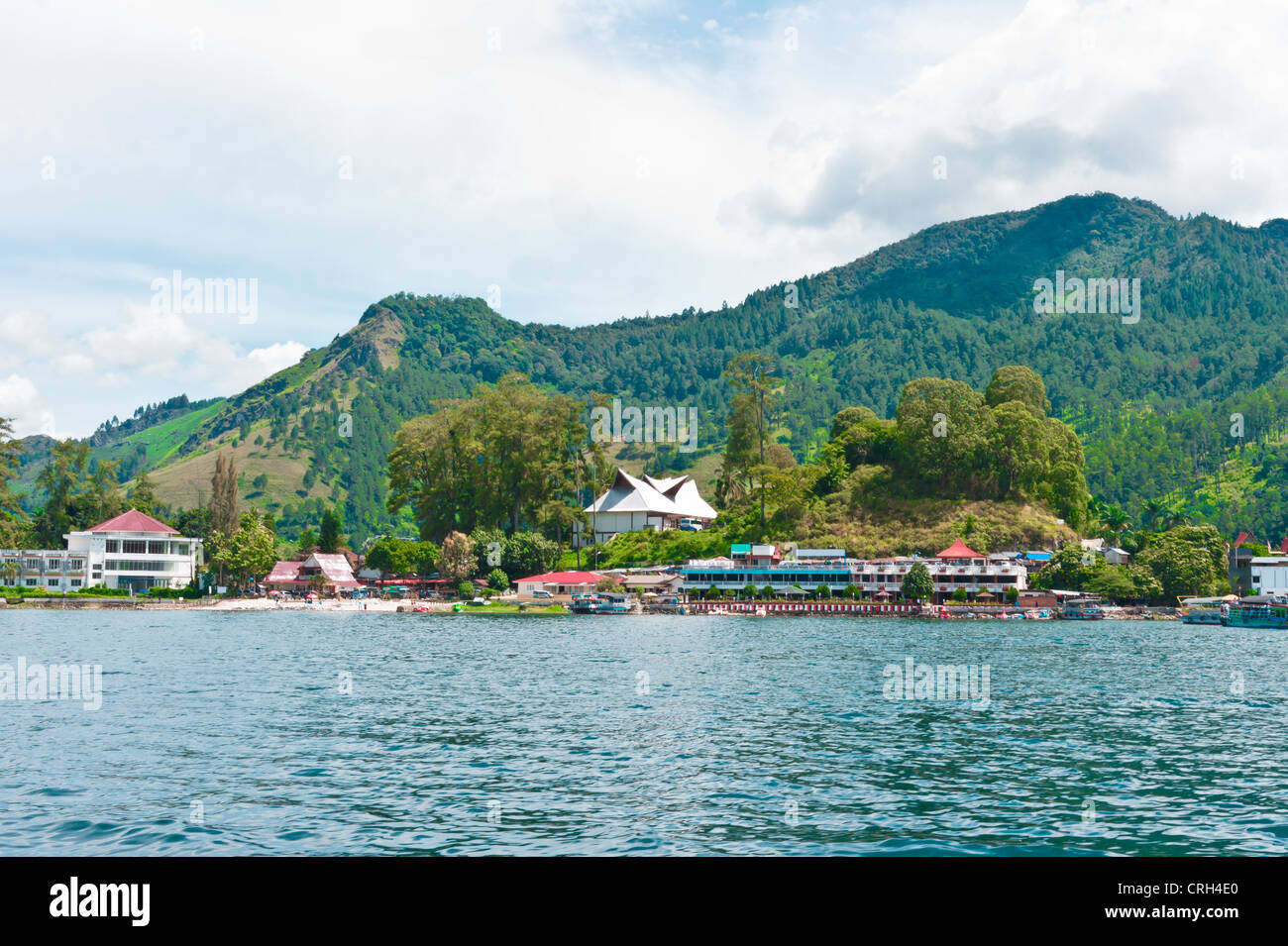 Lake Toba in Parapat Area, Sumatra Stock Photo