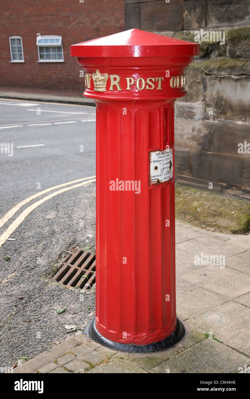 Victorian Pillar Box Post Box High Resolution Stock Photography and
