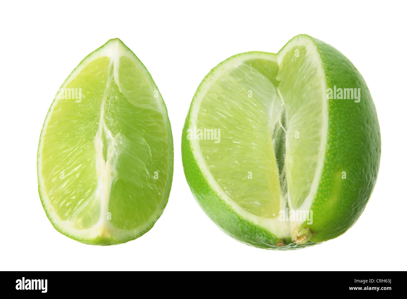 Slices of Lime Stock Photo Alamy