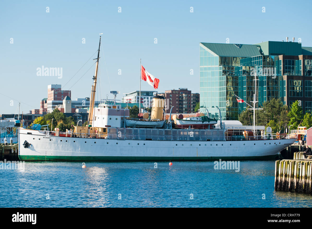 Hydrographic Survey Vessel Stock Photos Hydrographic Survey Vessel - css acadia is a retired hydrographic survey vessel on display at the maritime museum of the