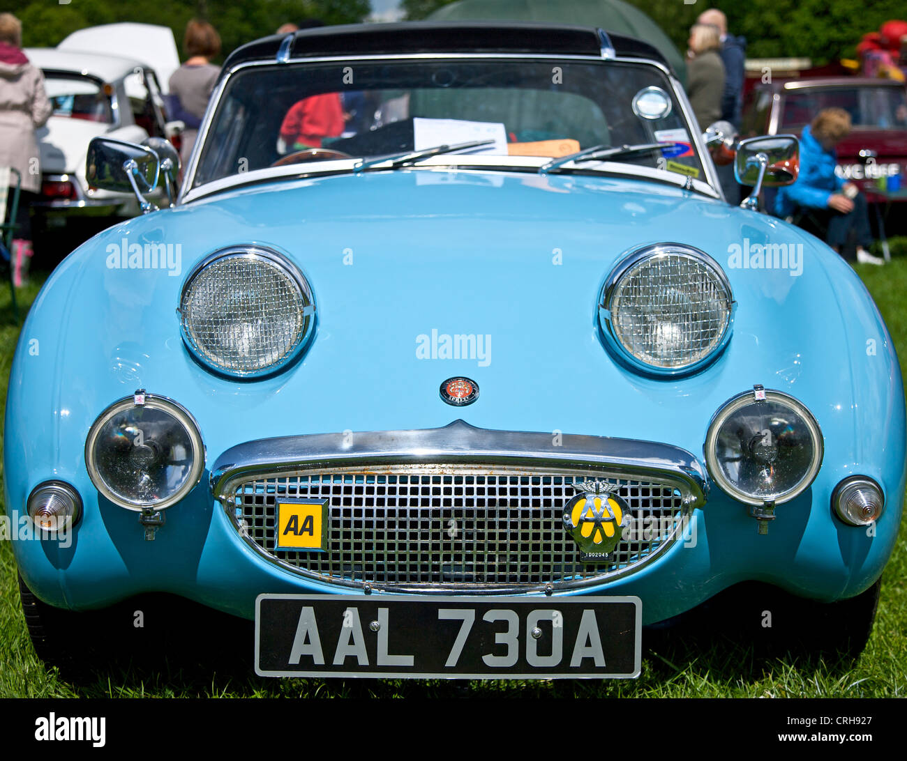 Frog eyed Sprite sports car Stock Photo - Alamy