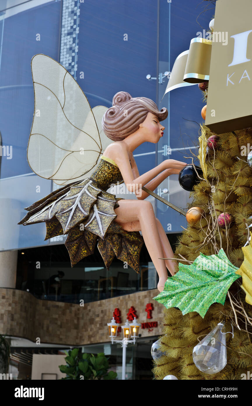 Angel, Christmas decorations, Singapore Stock Photo Alamy
