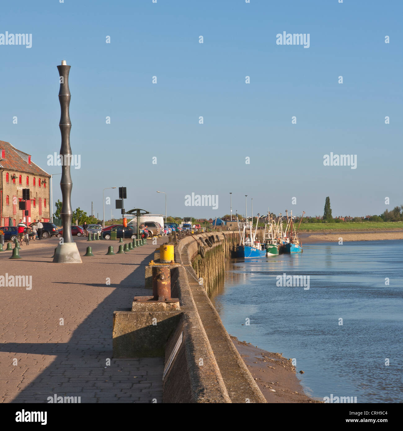 South Quay Kings Lynn Stock Photo Alamy