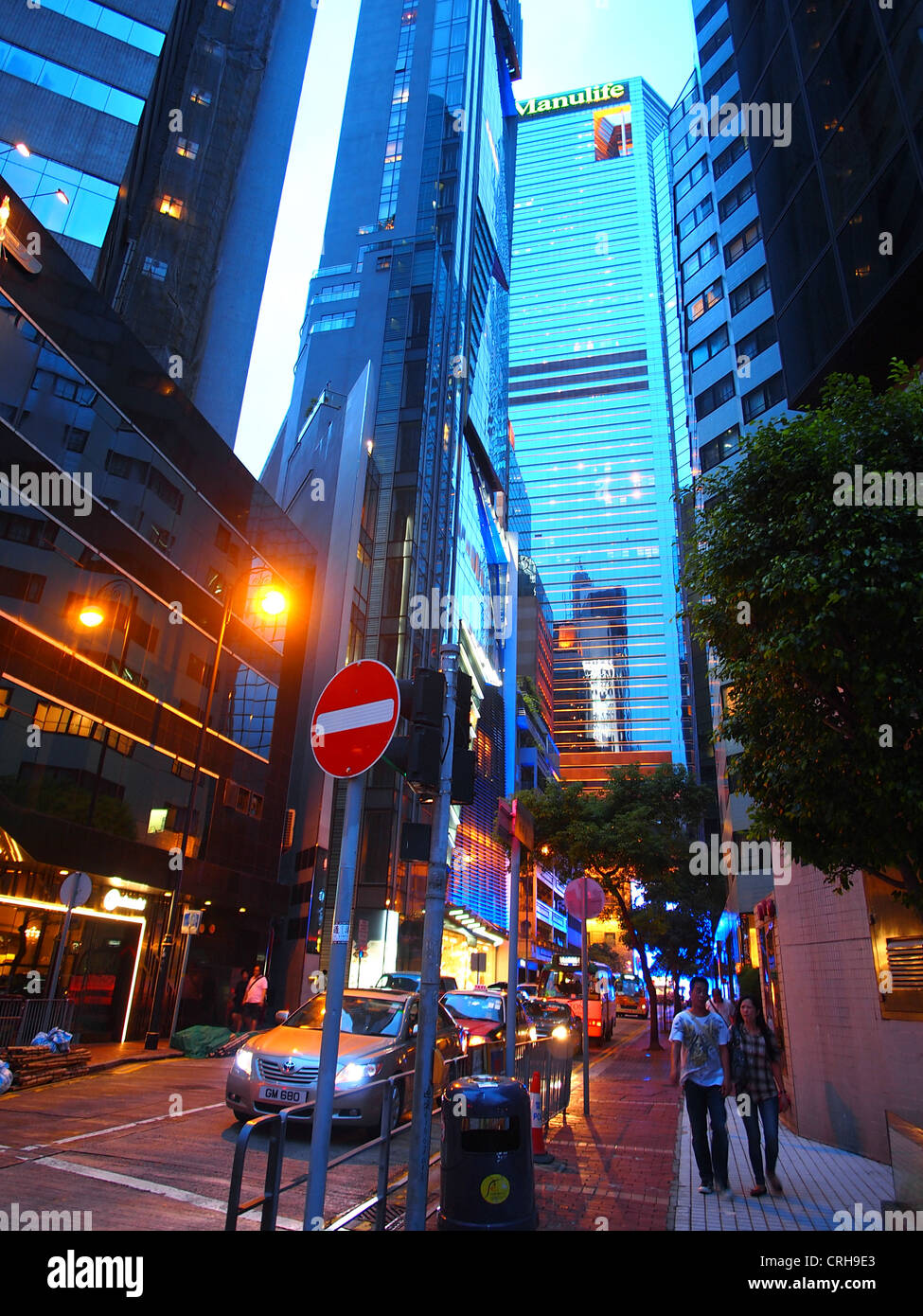 Causeway Bay in Hong Kong Stock Photo