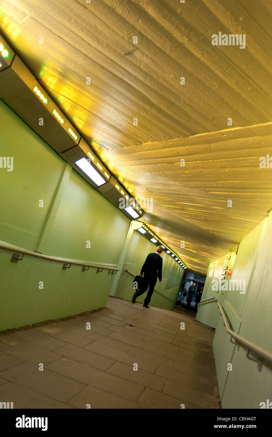 Waterloo Foot Tunnel Stock Photo
