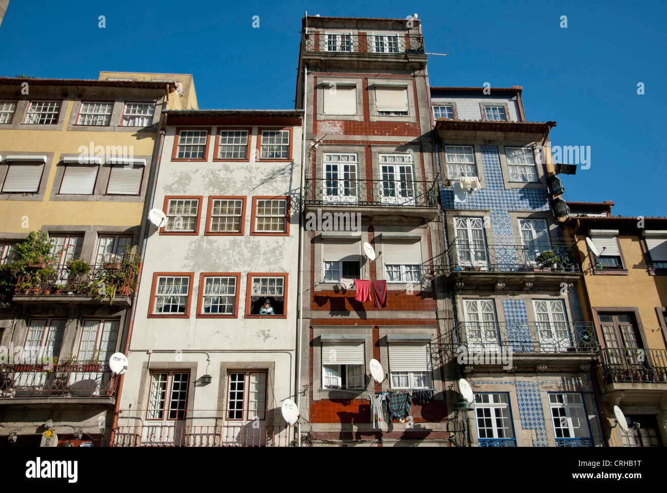 Ribeira Quarter traditional house in Porto, Portugal Stock Photo Alamy