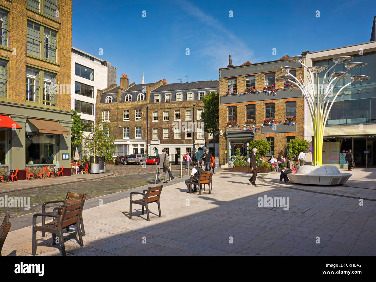 St John's Square EC1 in Clerkenwell, London Stock Photo