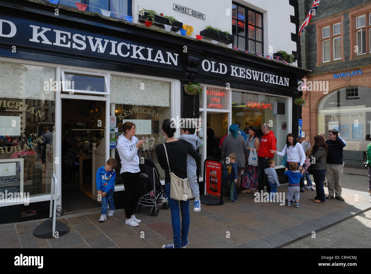 The Old Keswickian fish & chip shop , Keswick Stock Photo Alamy