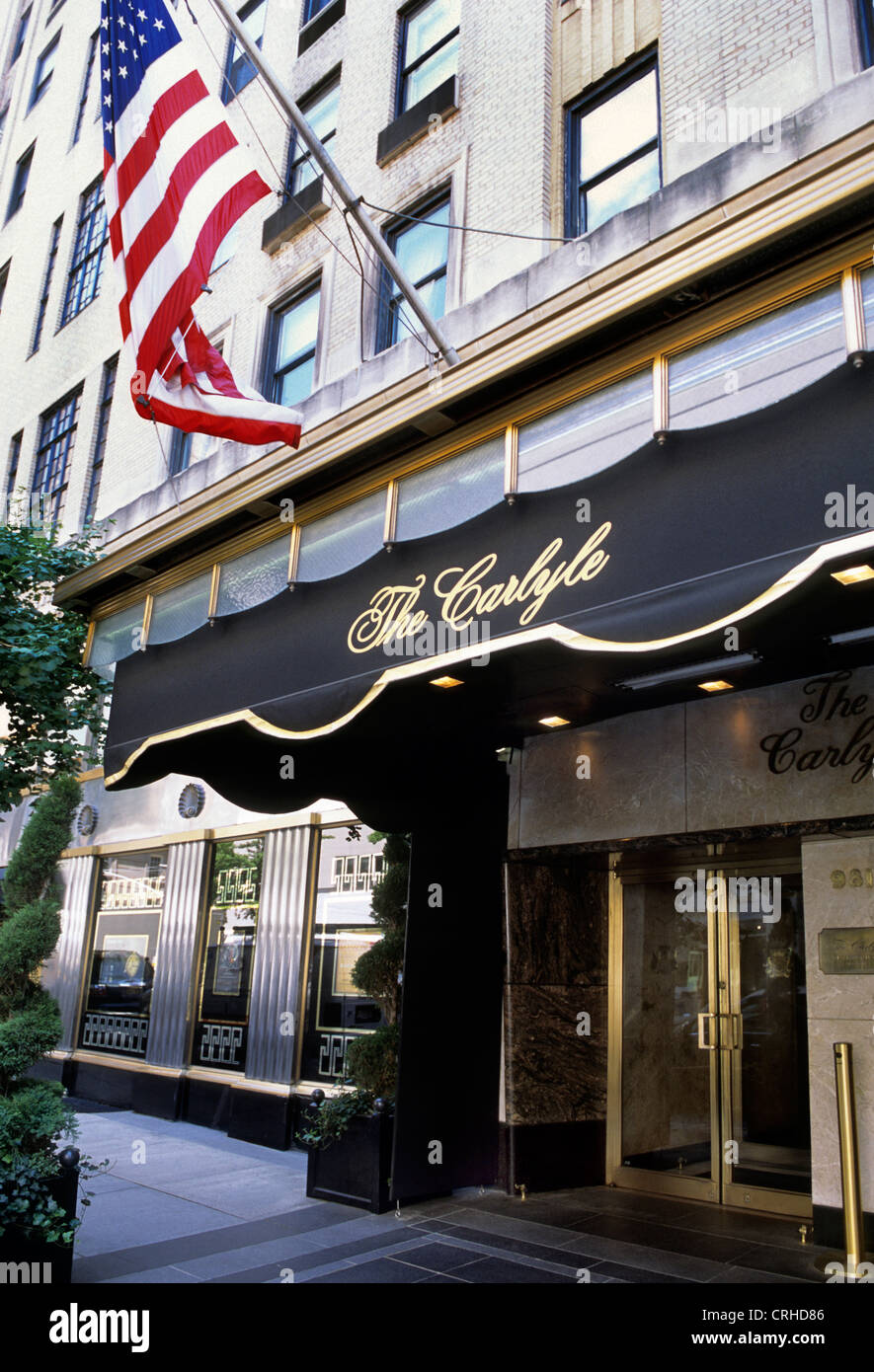 New York City The Carlyle Hotel on Madison Avenue USA Stock Photo - Alamy