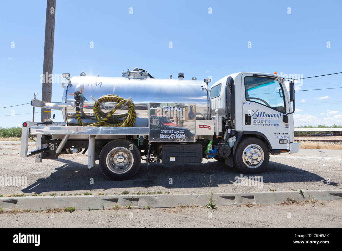 Vacuum truck hi-res stock photography and images - Alamy