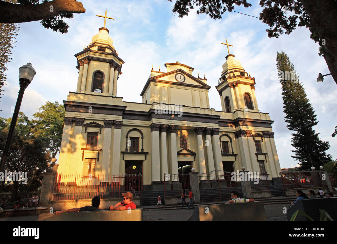 Alajuela Cathedral, Alajuela, Costa Rica Stock Photo ...
