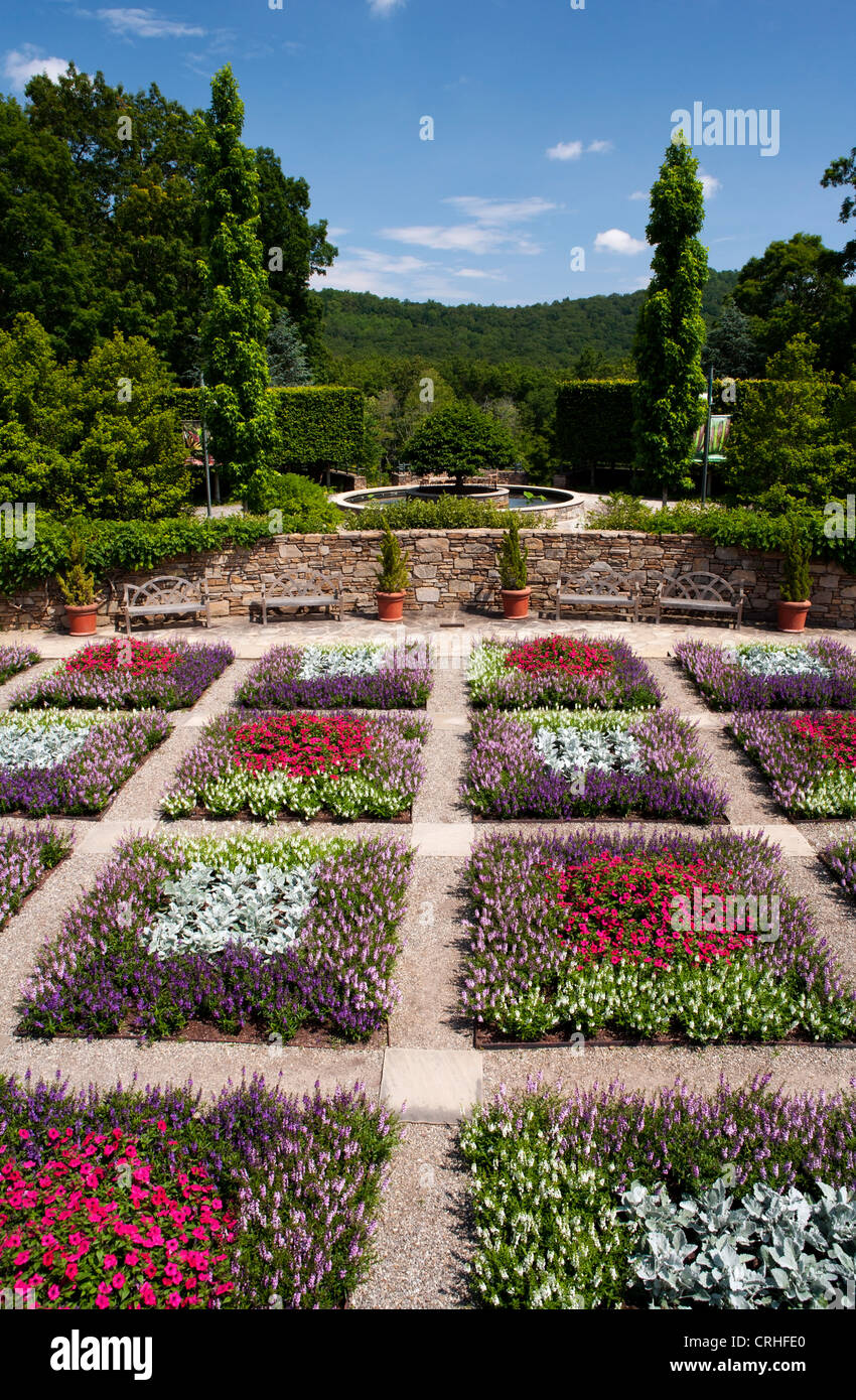 Quilt Garden North Carolina Arboretum Asheville, North Carolina, USA Stock Photo Alamy