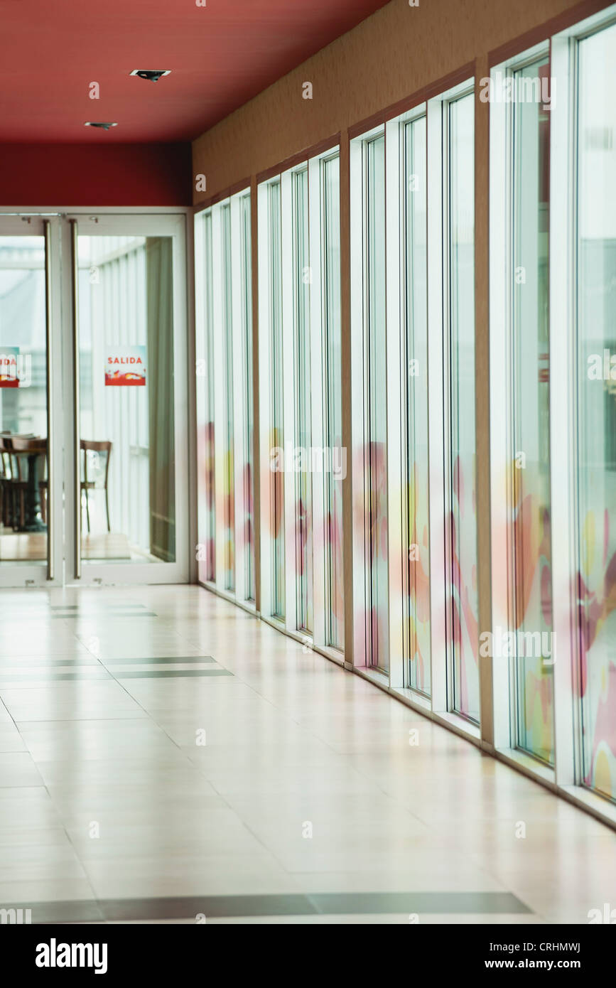 Empty corridor Stock Photo