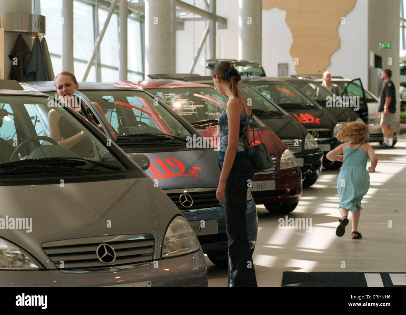 Berlin, Germany, car show at the MercedesBenz dealership Stock Photo