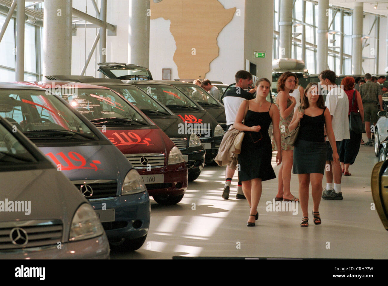 Berlin, Germany, car show at the MercedesBenz dealership Stock Photo