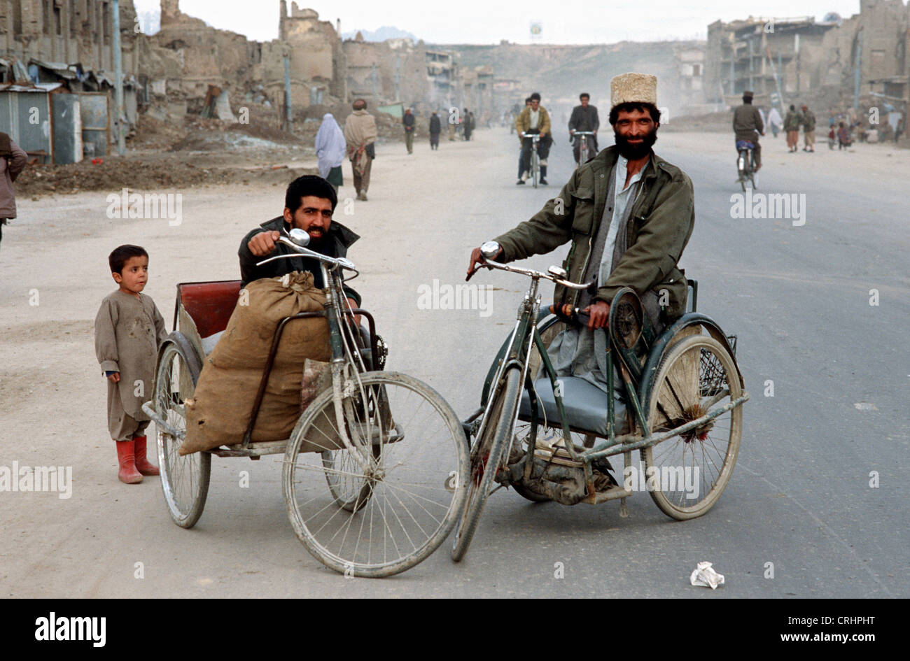 Kabul, Afghanistan, mobile transport possibilities for amputees Stock Photo