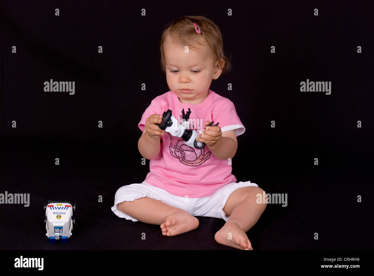 baby with toy Stock Photo - Alamy