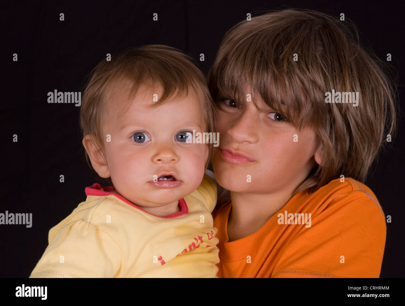 big brother and little sister Stock Photo Alamy