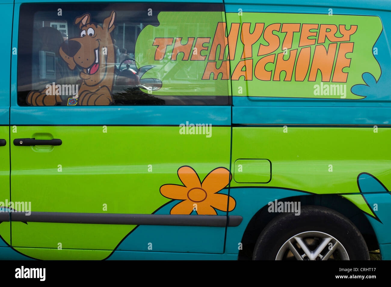 Scooby doo mystery machine Stock Photo