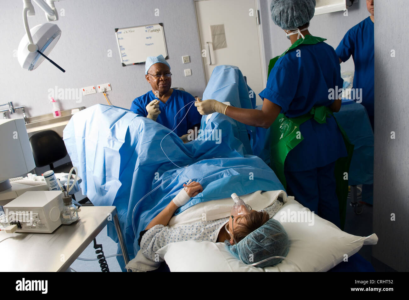 the egg is being collected for ivf treatment Stock Photo Alamy