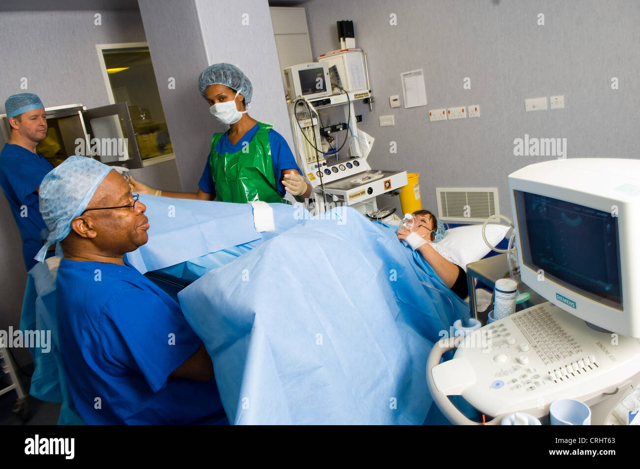 the egg is being collected for ivf treatment Stock Photo Alamy