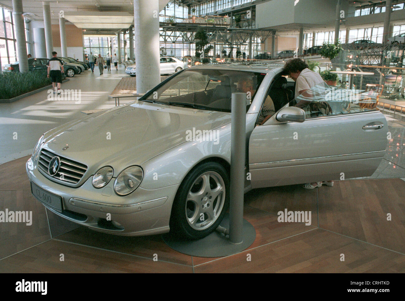 Berlin, Germany, car show at the MercedesBenz dealership Stock Photo