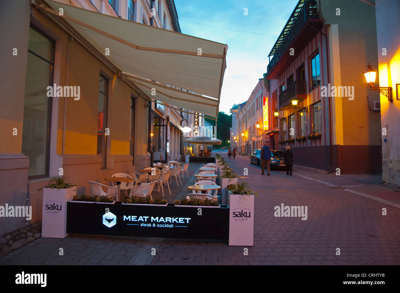 Meat Market restaurant exterior Küütri street old town Tartu Estonia