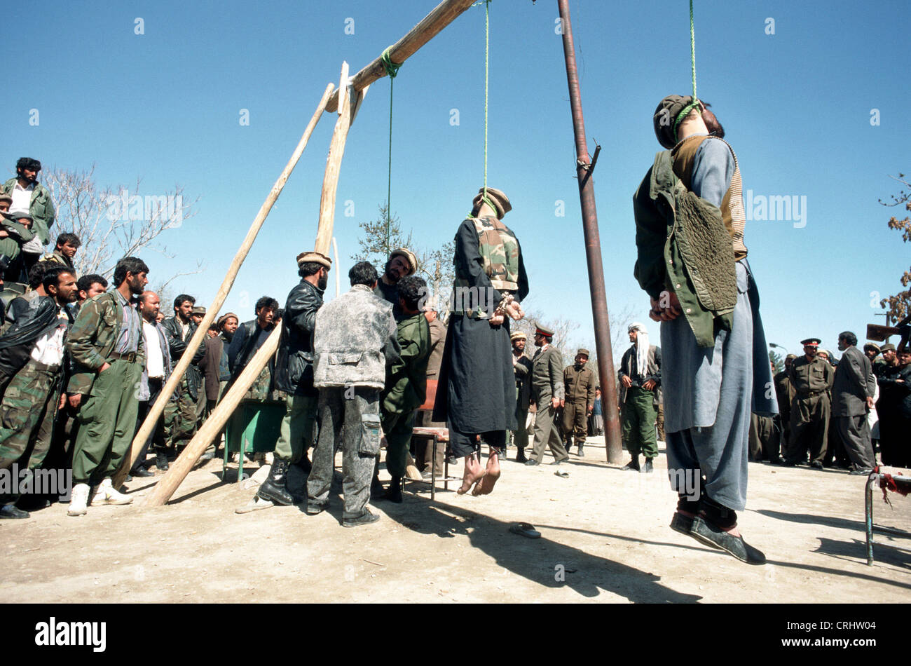 Kabul, Afghanistan, public executions in Kabul Stock Photo