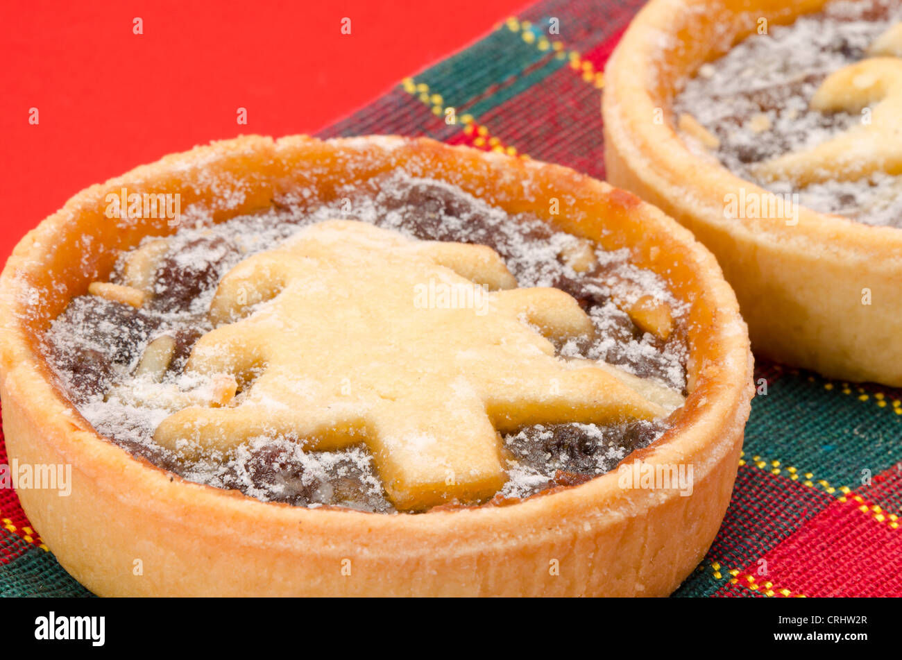 Mince pie on white background hi-res stock photography and images - Alamy