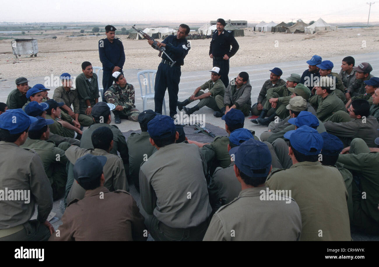 Training for police in Gaza City Stock Photo
