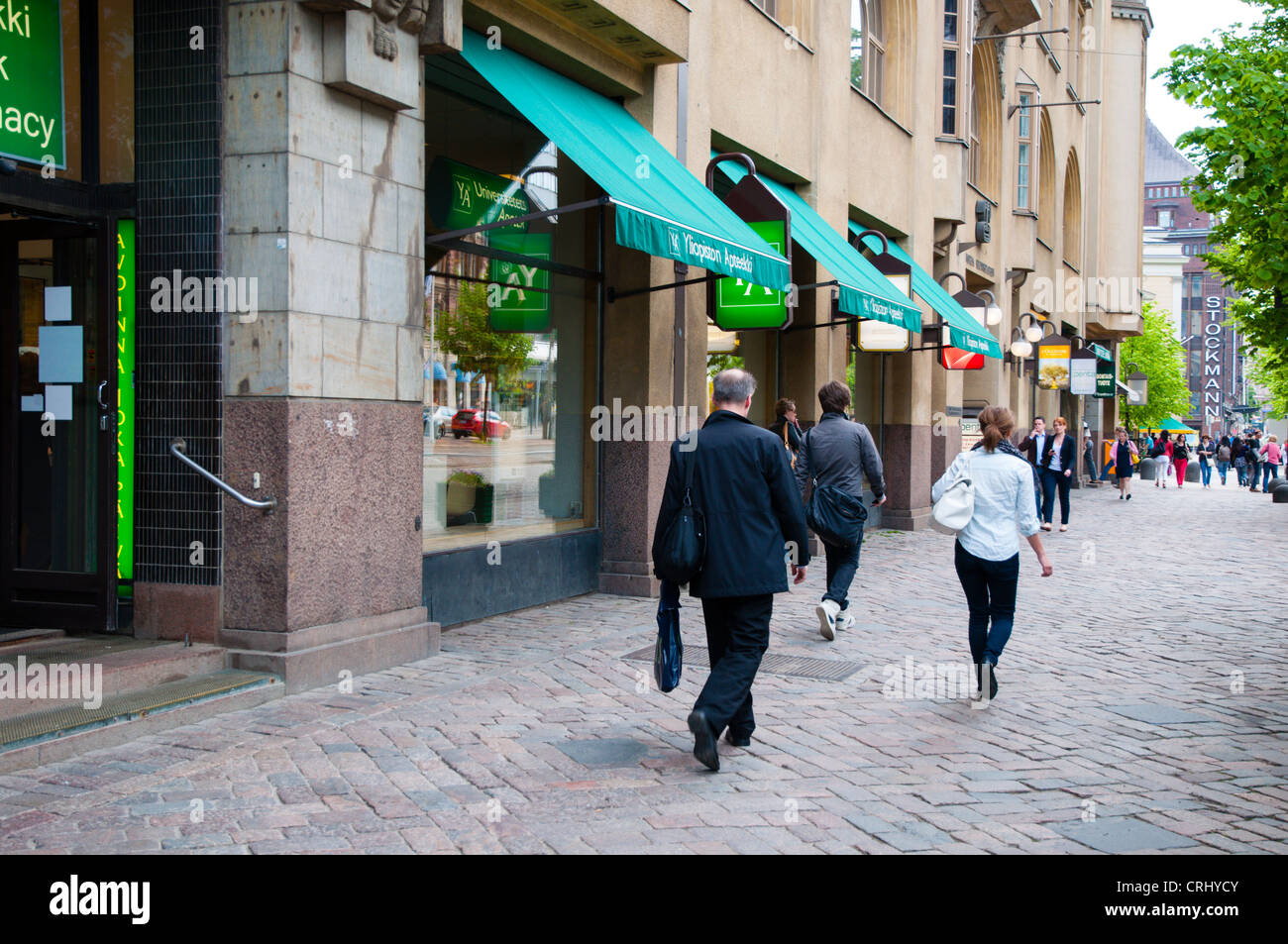 Mannerheimintie street central Helsinki Finland Europe Stock Photo