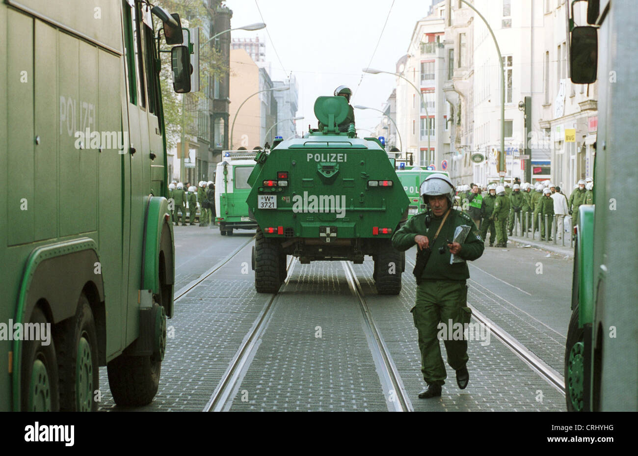 Police operation in Berlin Stock Photo - Alamy