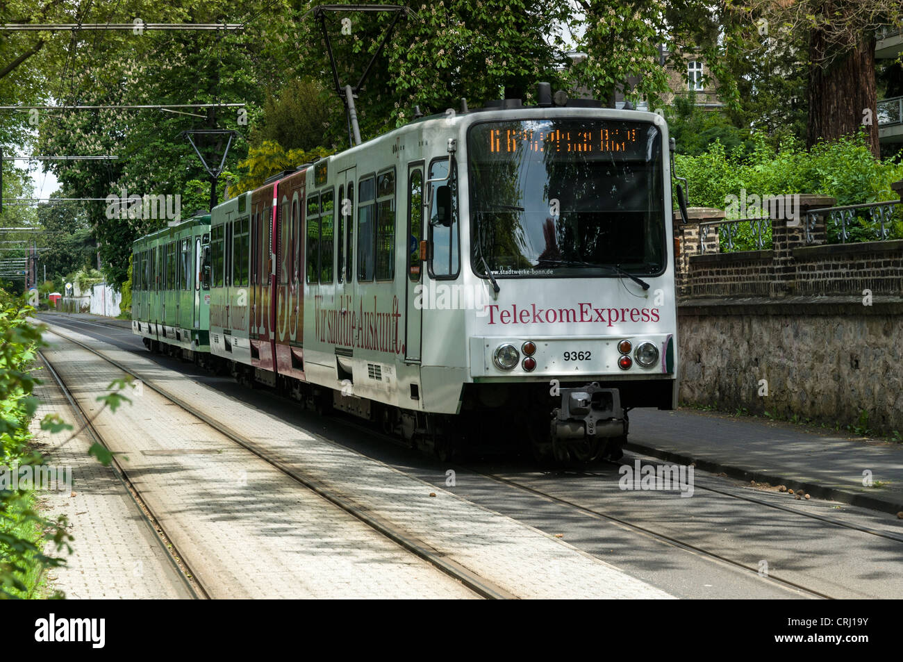 Tram at Königswinter, North Rhine-Westphalia, Germany. Stock Photo