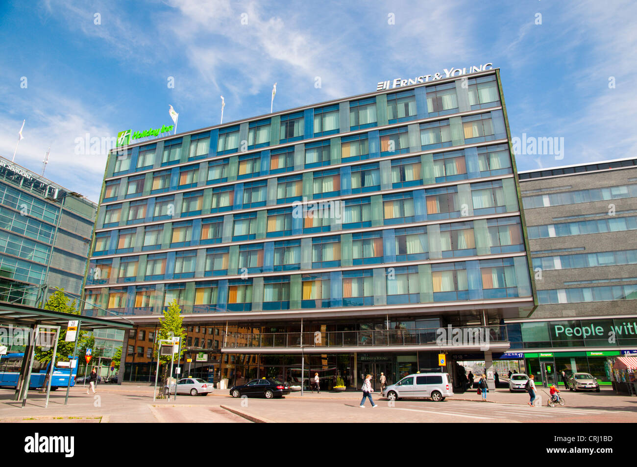 Elielinaukio the Eliel square central Helsinki Finland Europe Stock