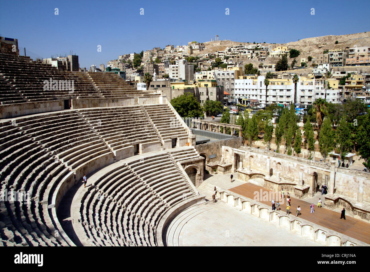 roman amphitheatre, Jordan, Amman Stock Photo