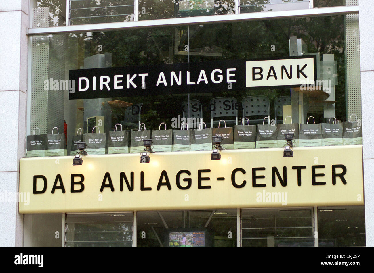 Berlin, Customer Direkt Anlage Bank Stock Photo