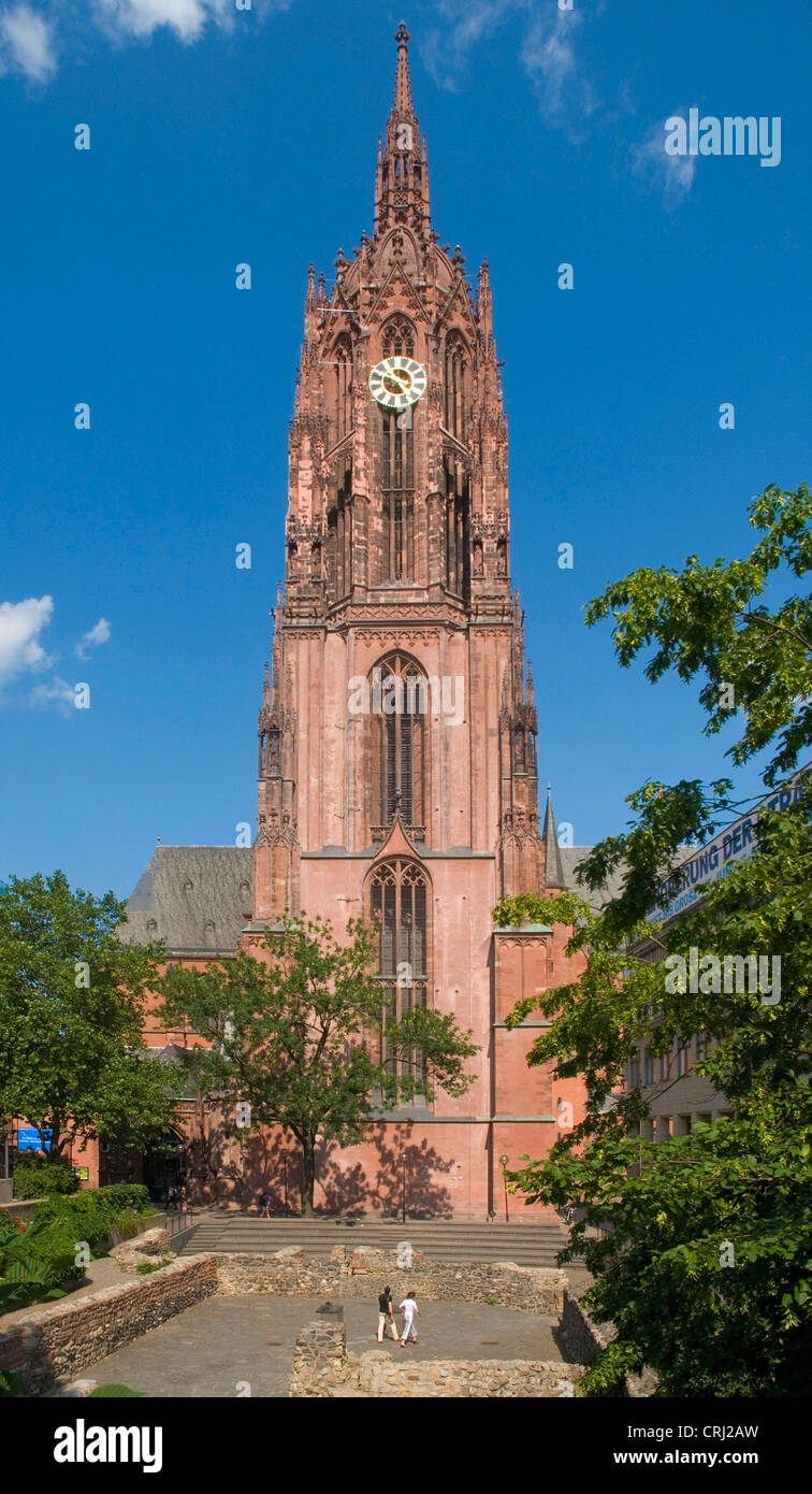 Kaiserdom St. Bartholomaeus, Germany, Hesse, Frankfurt am Main Stock Photo