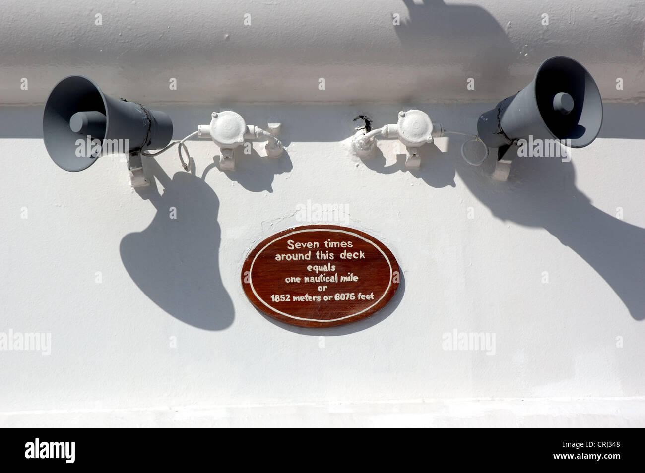 Sign on cruise ship Island Star seven times around this deck equals