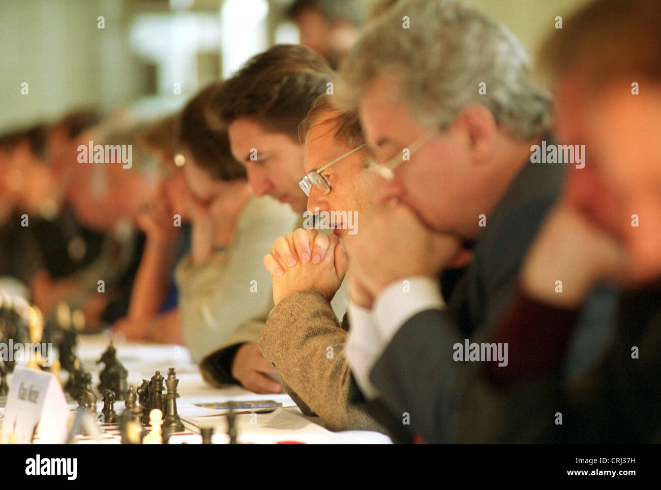 Berlin, a chess tournament Stock Photo Alamy