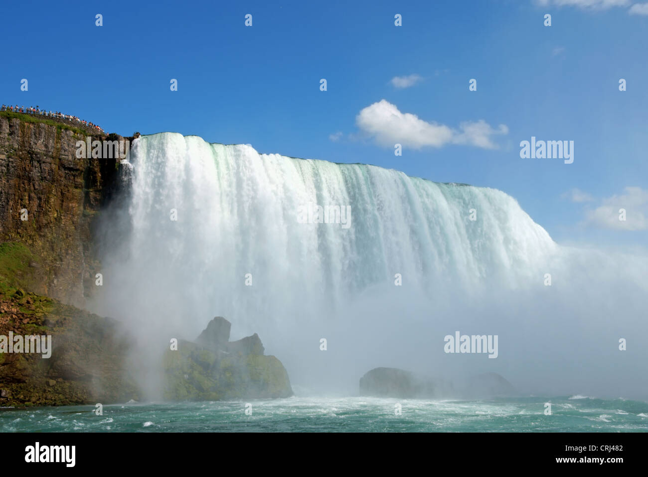 Horseshoe Niagara Falls on the canadian border Stock Photo Alamy