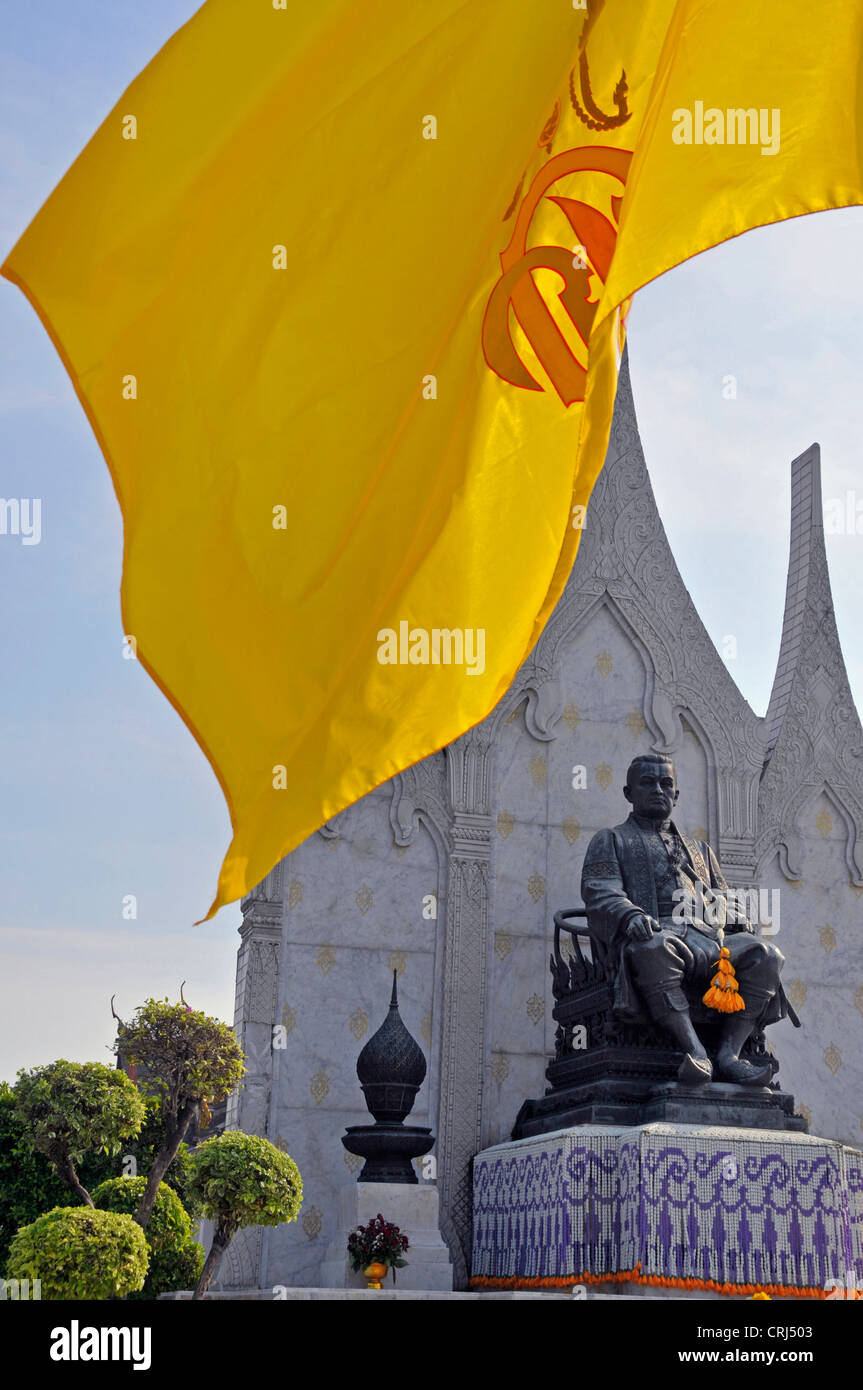 statue of Rama III, former king of Siam, Thailand, Bangkok Stock Photo
